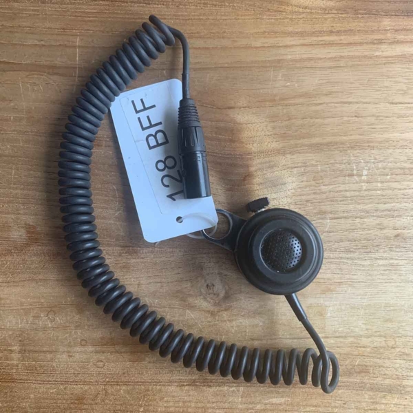 Handheld microphone that has been used in a KLM Boeing 747 PH-BFF for sale.