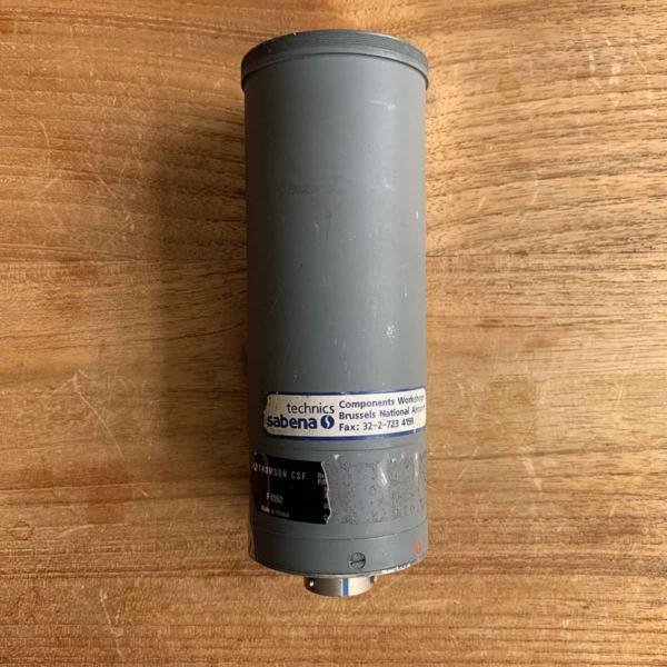 Secondhand aircraft compartment duct temperature indicator side view.