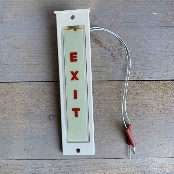 Electroluminescent exit marker from an aircraft for sale.