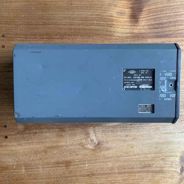SAGEM N1 limit control and display unit side view.