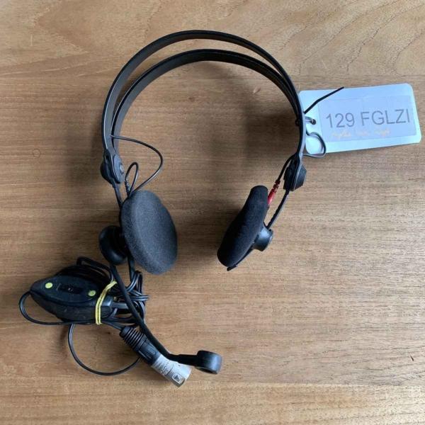 Former Air France Sennheiser HMA1410-CA3 aviation headset overview.