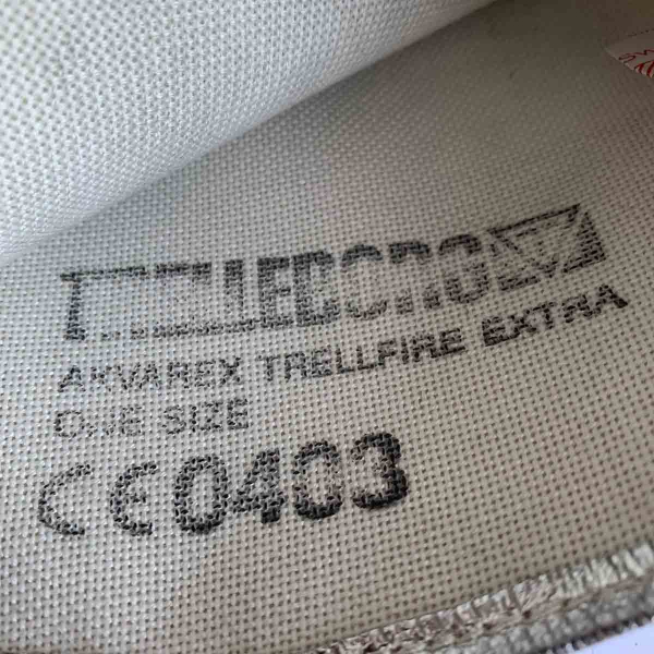 Details of Trelleborg fire protection gloves for use in aircraft.
