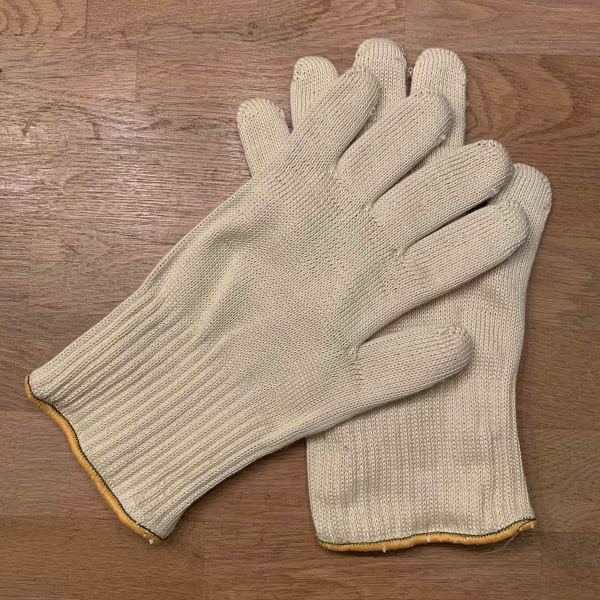 Bennett Safety fire protection gloves for use in aircraft.