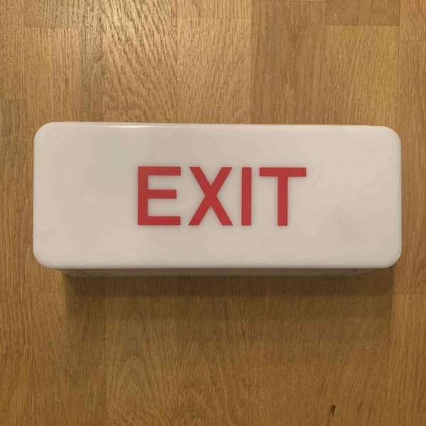 Brussels Airlines Airbus 330 exit marking sign for sale.