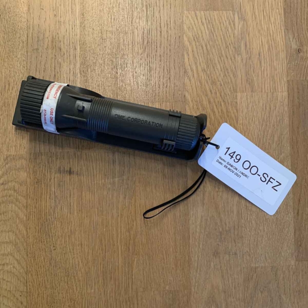 Brussels Airlines Airbus A330 OO-SFZ emergency flashlight for sale.