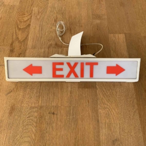 Norwegian Boeing 737 exit marking sign for sale.