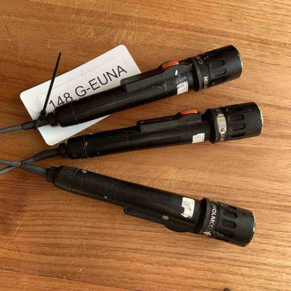Holmberg handheld microphone that has been used in a British Airways Airbus A318 G-EUNA for sale.