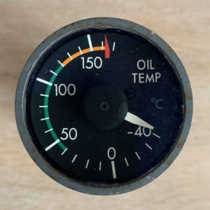 Aircraft engine oil temperature indicator for sale.