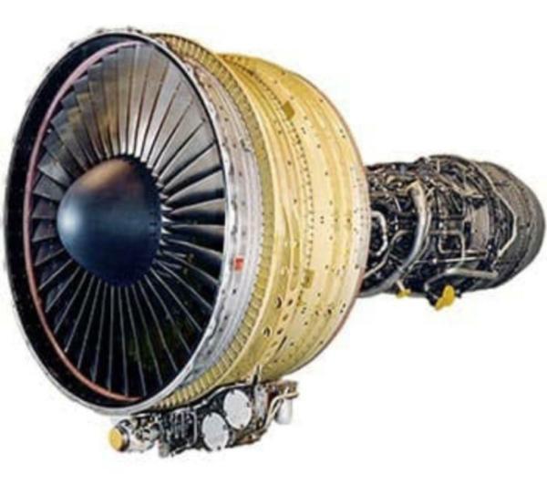 General Electric GE CF6-50 engine.