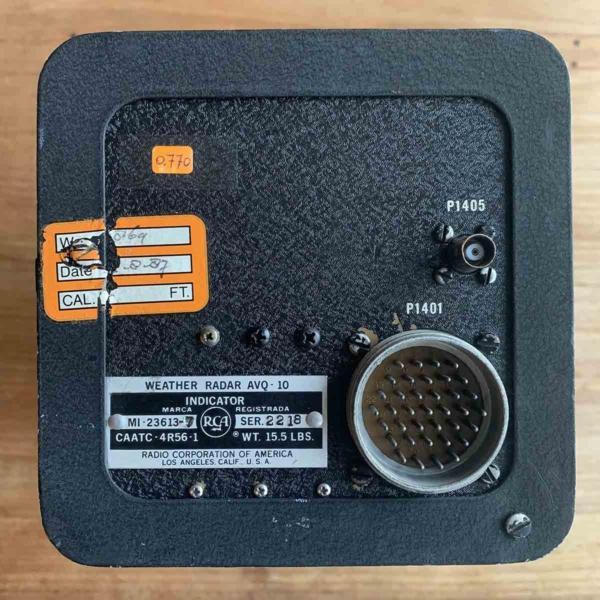 RCA AVQ-10 weather radar indicator for sale.