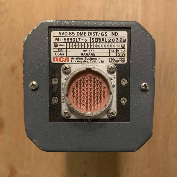 RCA AVQ-85 DME distance/GS indicator for sale