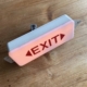 Airbus A340 emergency exit sign for sale.
