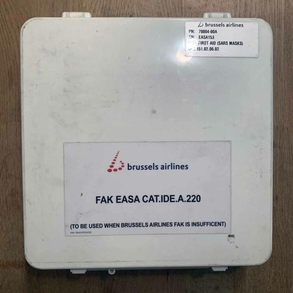 Brussels Airlines first aid kit for sale.