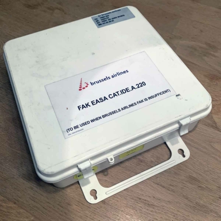 Brussels Airlines first aid kit for sale.