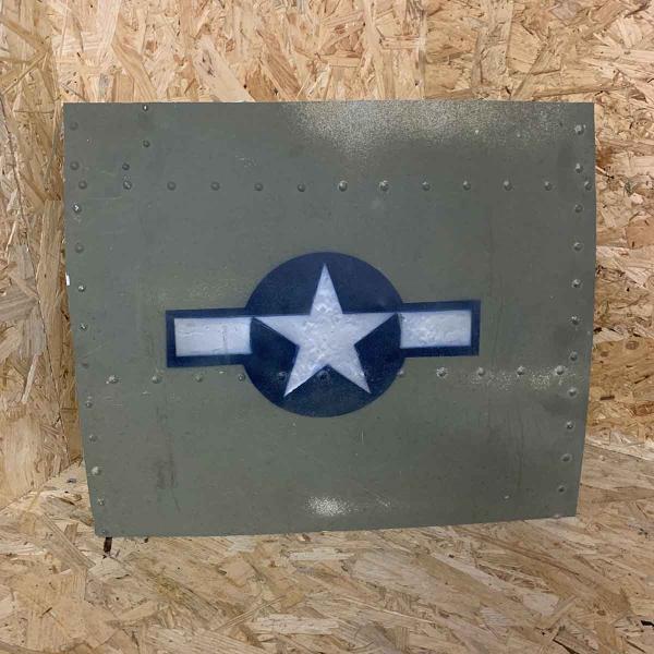 Skin panel of Douglas C-47B Dakota 44-76787 with USAAF roundel.