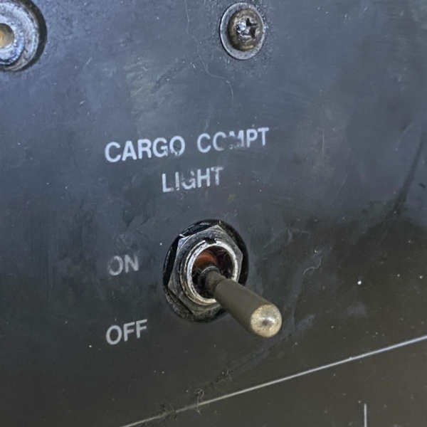 Air France Airbus A340 F-GLRZ Cargo Compartment Panel Switch for sale