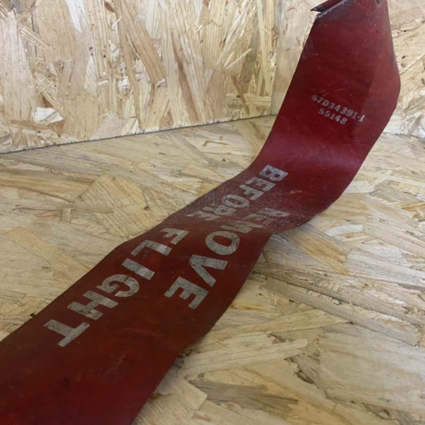 Royal Netherlands Air Force F-104 Wing Guard Remove Before Flight mancave
