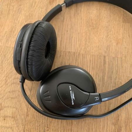 Air Mauritius noise cancelling headset for sale.