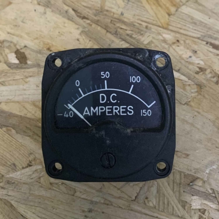 Aircraft DC power ammeter indicator for sale.