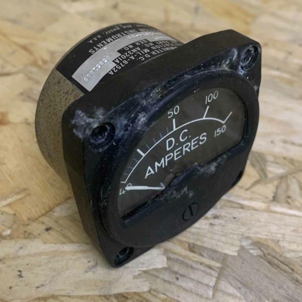 Aircraft DC power ammeter indicator for sale.