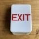 Air Mauritius Airbus A340 exit marking sign for sale.