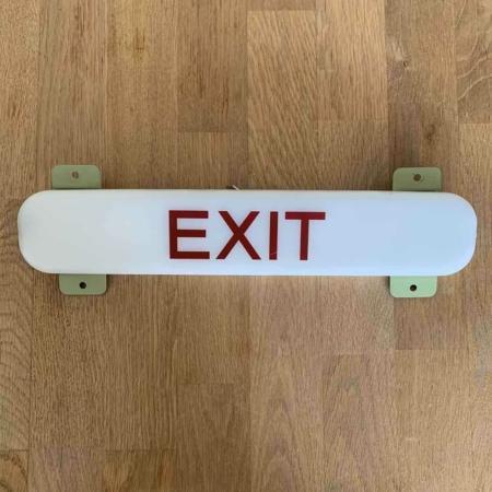 Boeing 737 overdoor exit sign for sale.