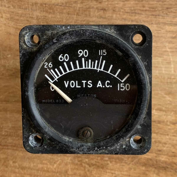 Aircraft volts AC indicator for sale.