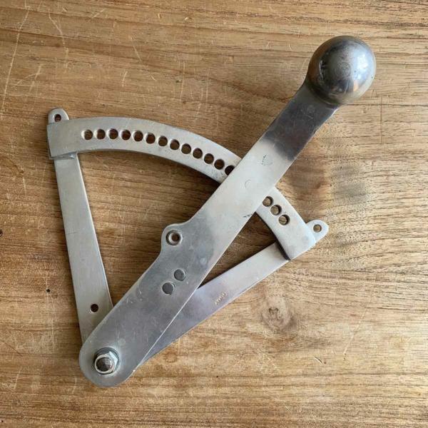 De Havilland Tiger Moth leading edge slat control lever for sale.