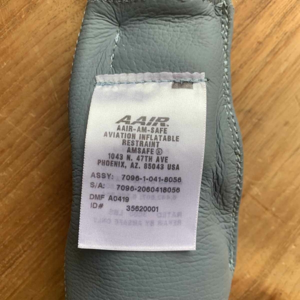 Amsafe airplane airbag for sale.