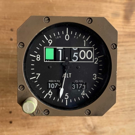 Boeing 747 standby altimeter for sale.