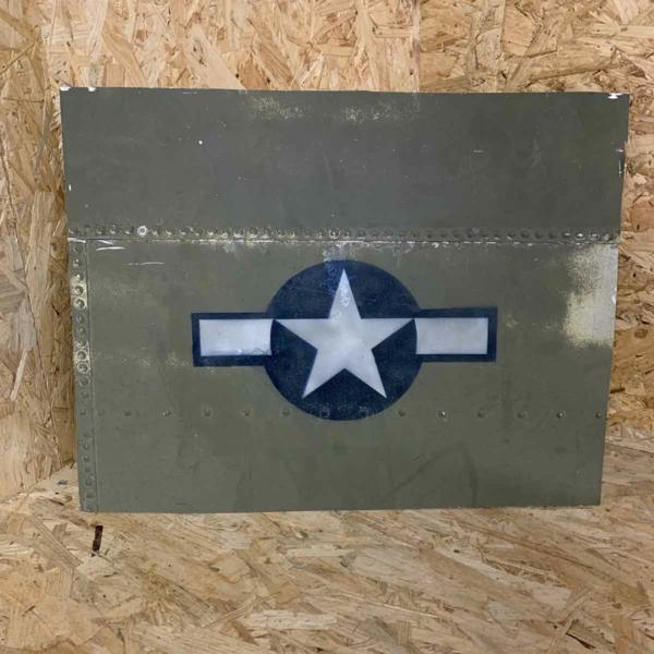 Skin panel of Douglas C-47B Dakota 44-76787 with USAAF roundel.