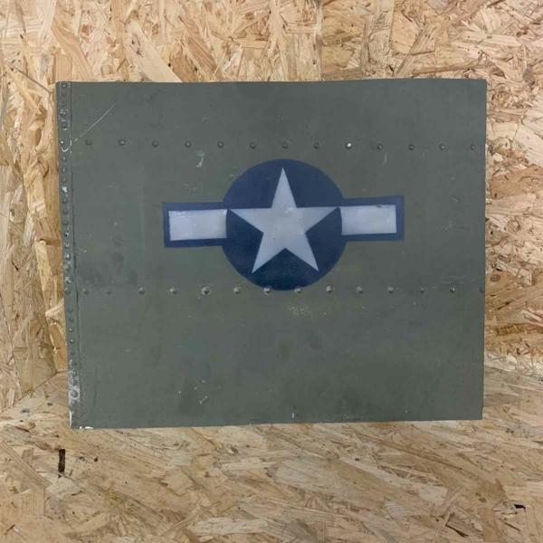 Skin panel of Douglas C-47B Dakota 44-76787 with USAAF roundel.