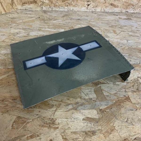 Skin panel of Douglas C-47B Dakota 44-76787 with USAAF roundel.