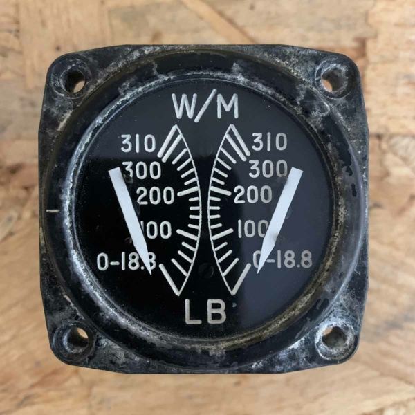Aircraft fuel quantity indicator for sale.