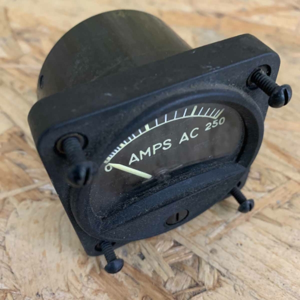Aircraft AC power ammeter indicator for sale.