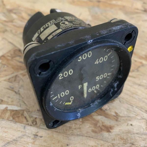 Aircraft oil pressure indicator for sale.