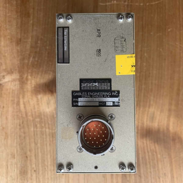 Boeing 727 VHF comm tuning panel for sale.