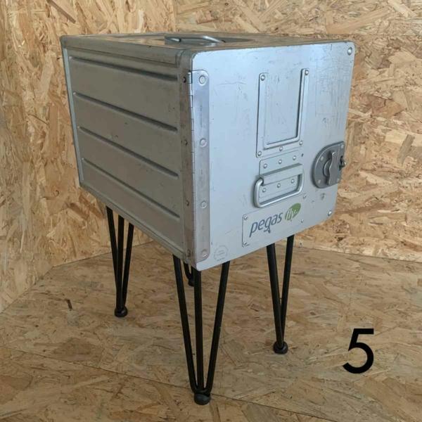 Aircraft galley container side table for sale.