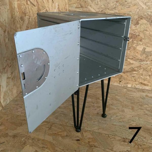 Aircraft galley container side table for sale.