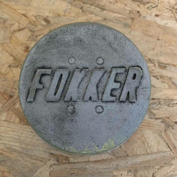 Fokker F28 hub cap (main landing gear) for sale.