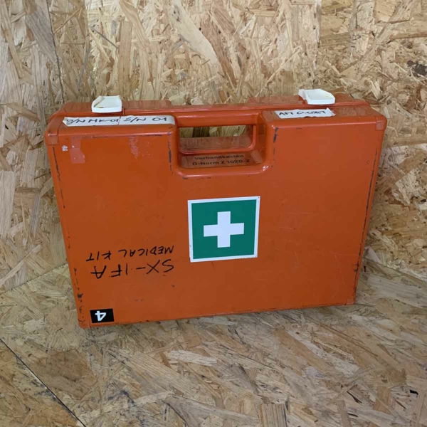 Amjet Executive McDonnell Douglas MD-83 SX-IFA first aid kit for sale.