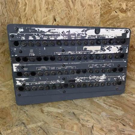 Boeing 727 circuit breaker panel for sale.