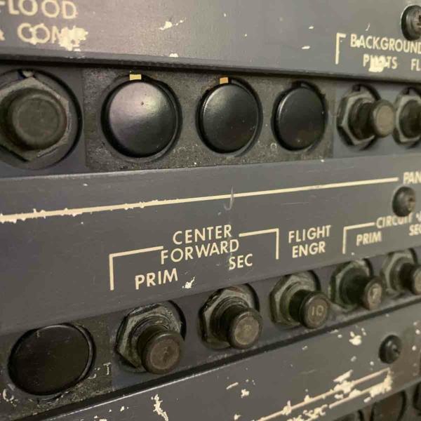 Boeing 727 circuit breaker panel for sale.