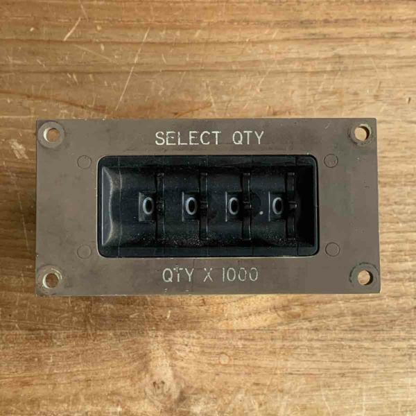 Boeing 747 fuel preselect control unit for sale.