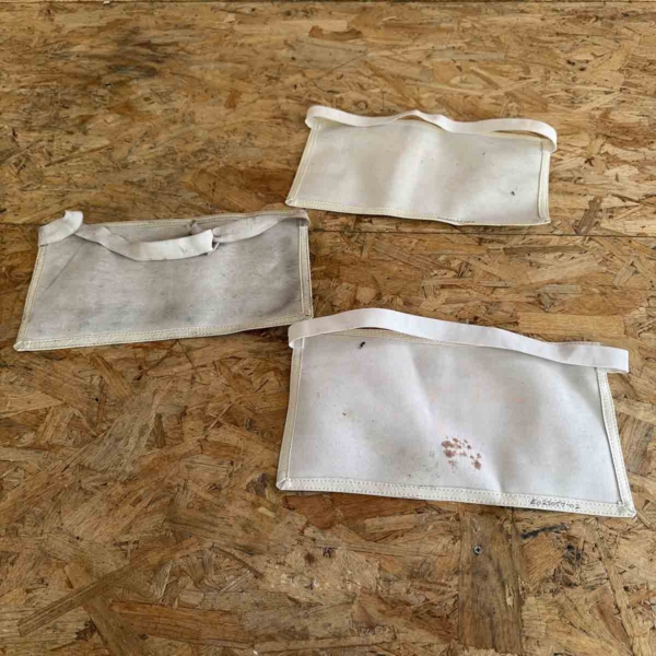 Seat covers 'do not occupy' for sale.