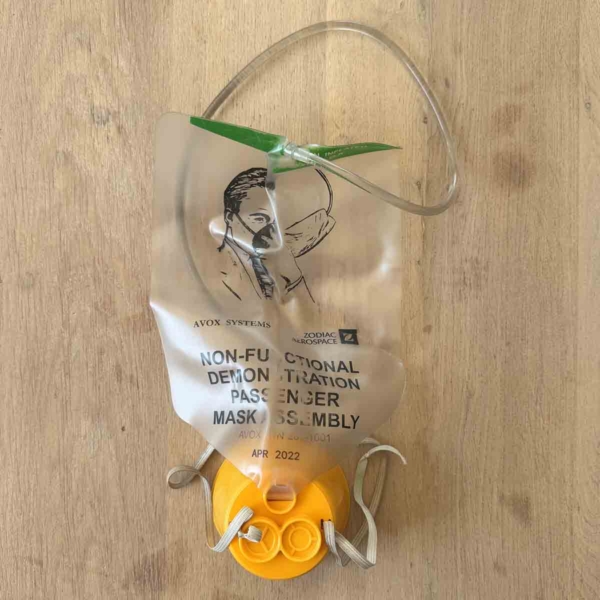 Aer Lingus Airbus A320 passenger safety demonstration kit for sale.