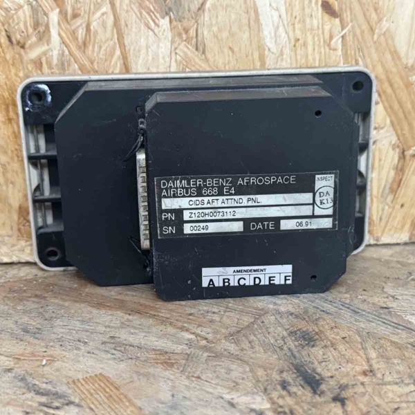 Airbus CIDS aft attendant panel for sale.