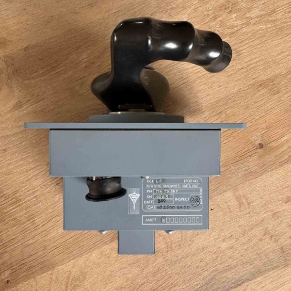 Airbus A320 nosewheel steering tiller for sale.