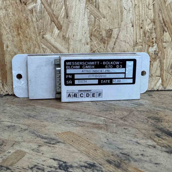 Airbus attendant indication panel without front for sale.