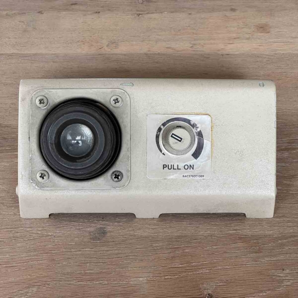 British Airways Boeing 747 cockpit map light and switch panel for sale.